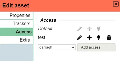 Asset access example